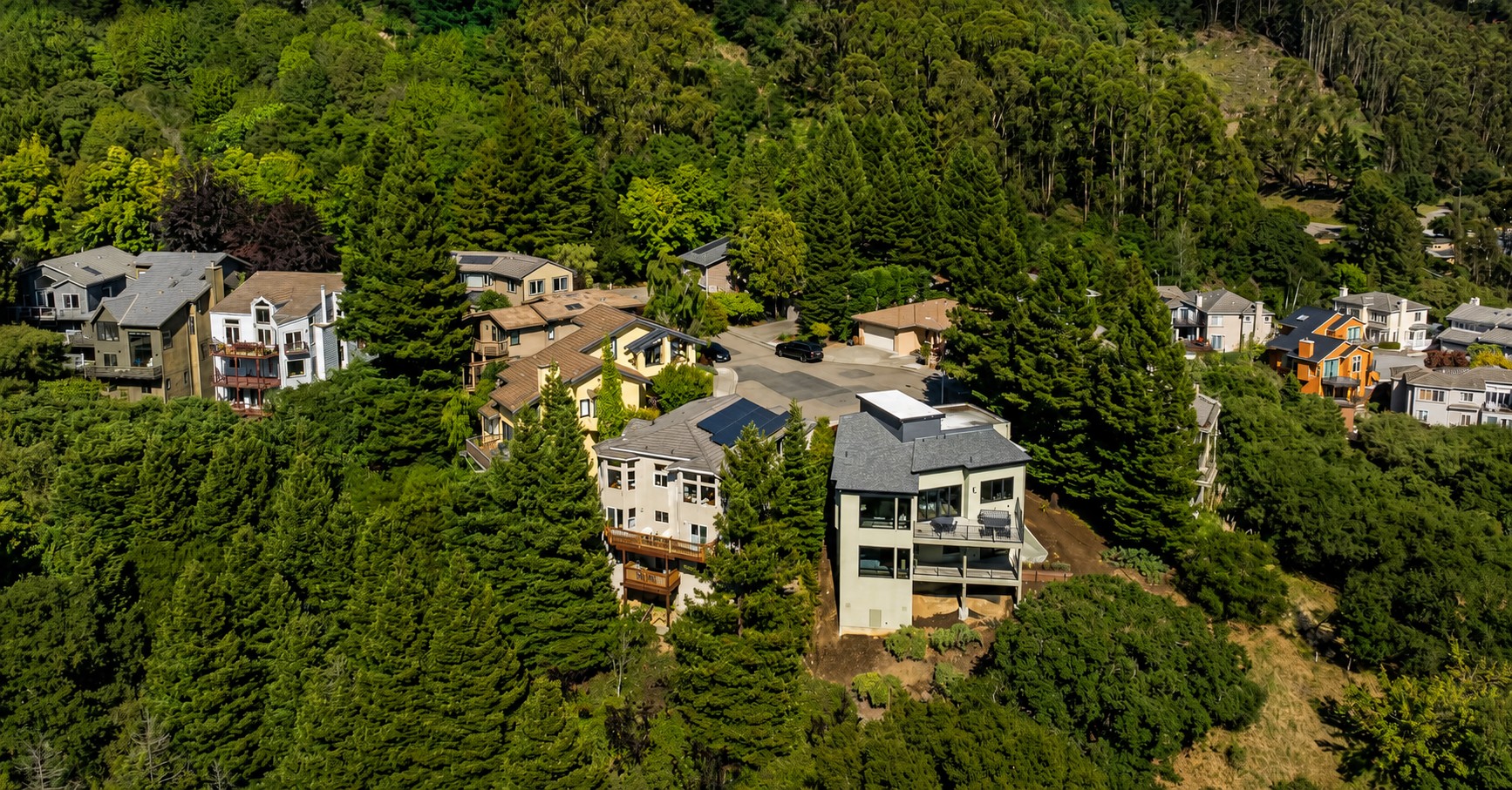 Oakland Hills homes for sale — view from the hills
